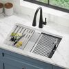 30&rdquo; Granite Composite Workstation Kitchen Sink Undermount Single Bowl with WorkFlow&trade; Ledge and Accessories in White